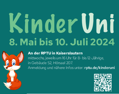 Participating in the “Kinder-Uni” at RPTU