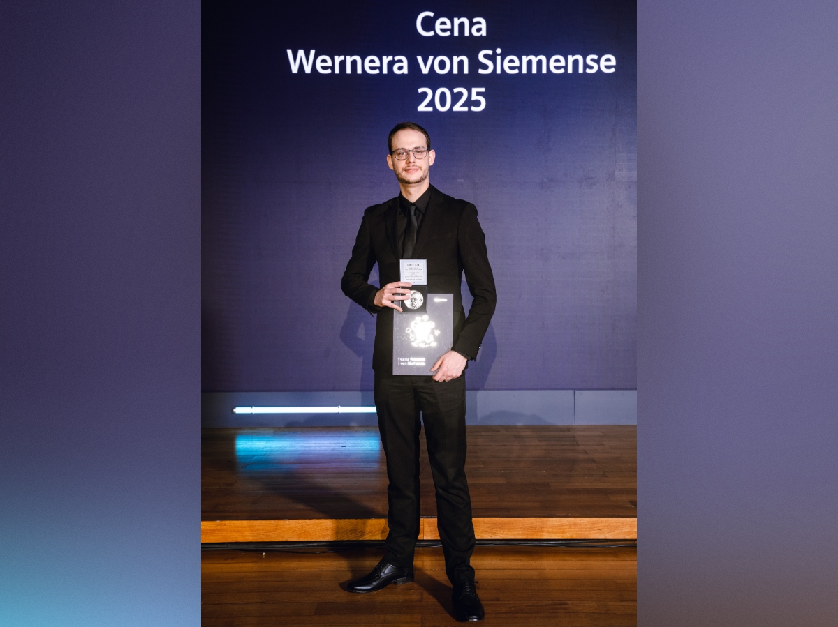Pierre Koleják receives Werner von Siemens Award